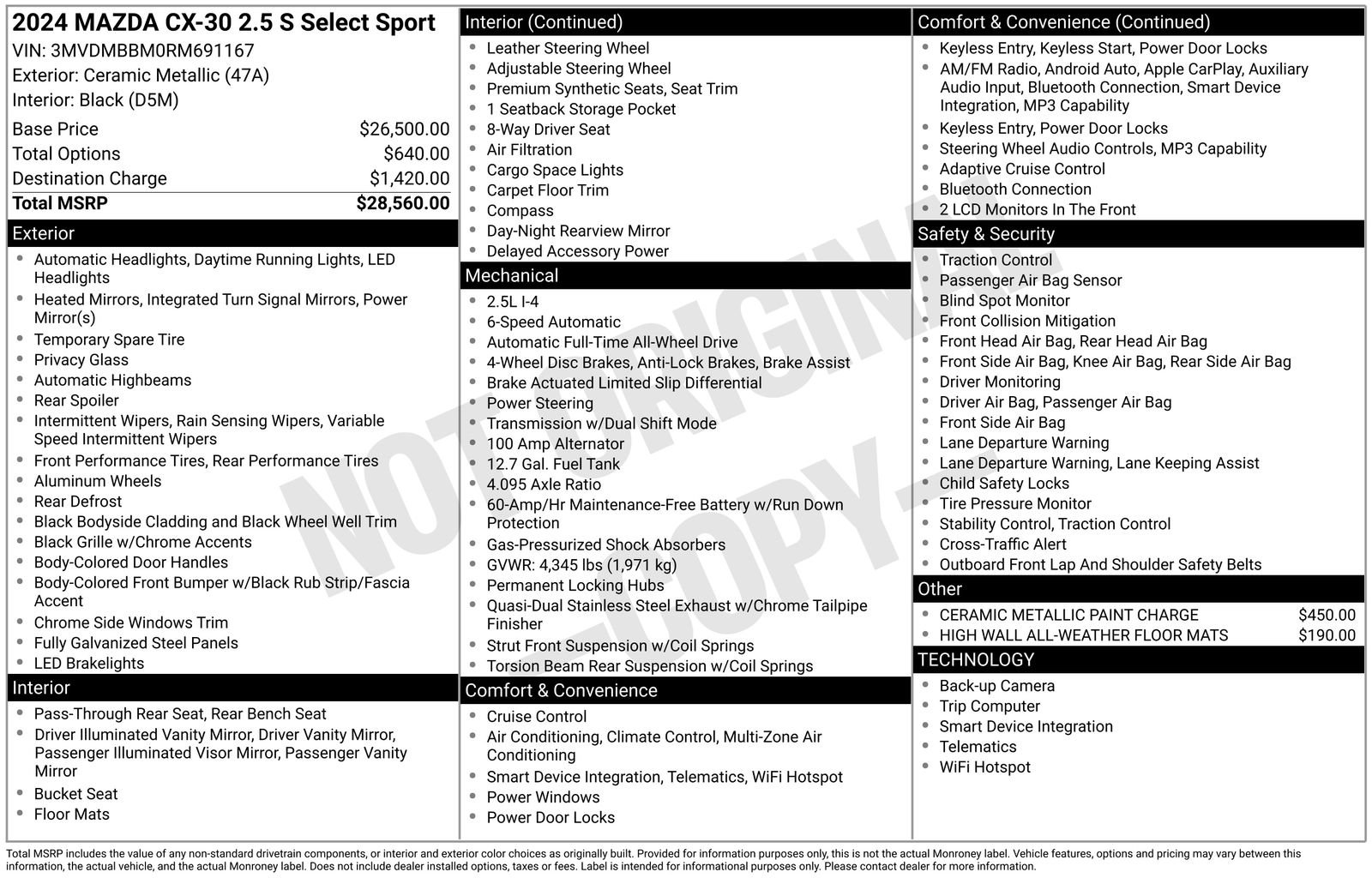 2024 Mazda CX-30 Select Sport AWD's photo
