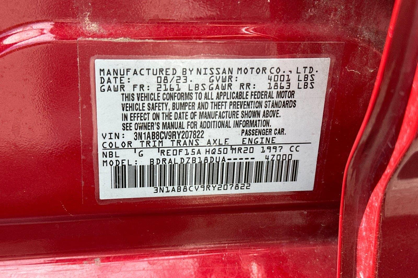 Used 2024 Scarlet Ember Tintcoat Nissan SV image 28