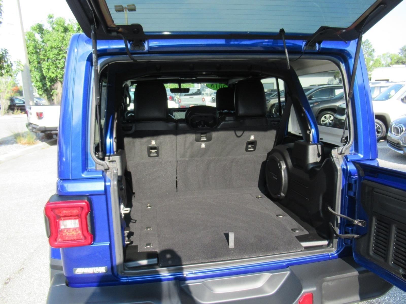 Used 2018 Blue Jeep Unlimited Sahara image 35