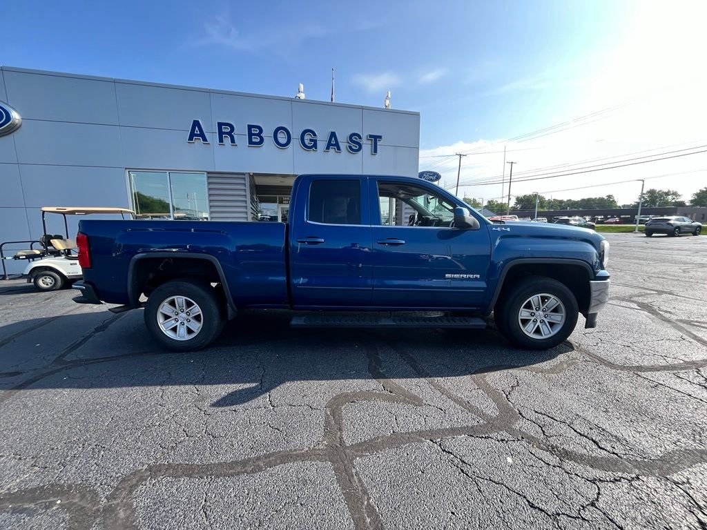 Used 2019 Stone Blue Metallic GMC SLE image 2