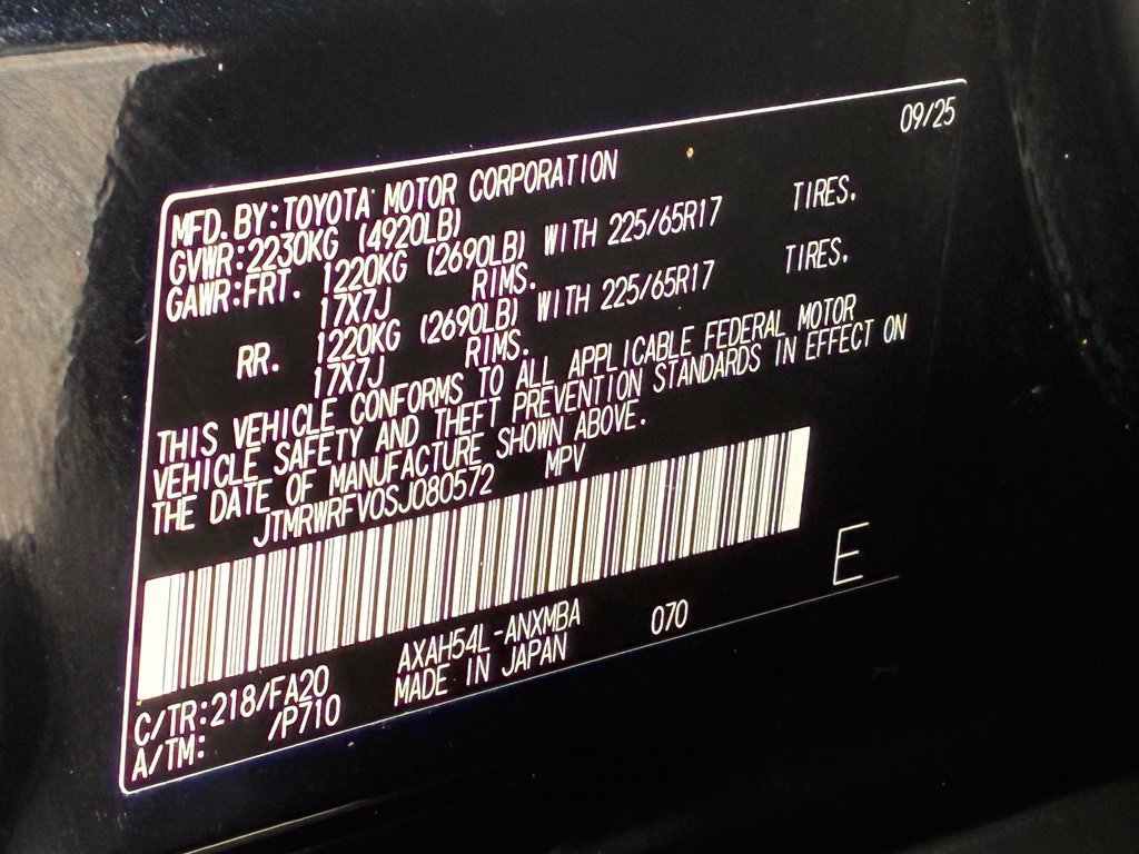 Used 2025 Black Toyota XLE image 33