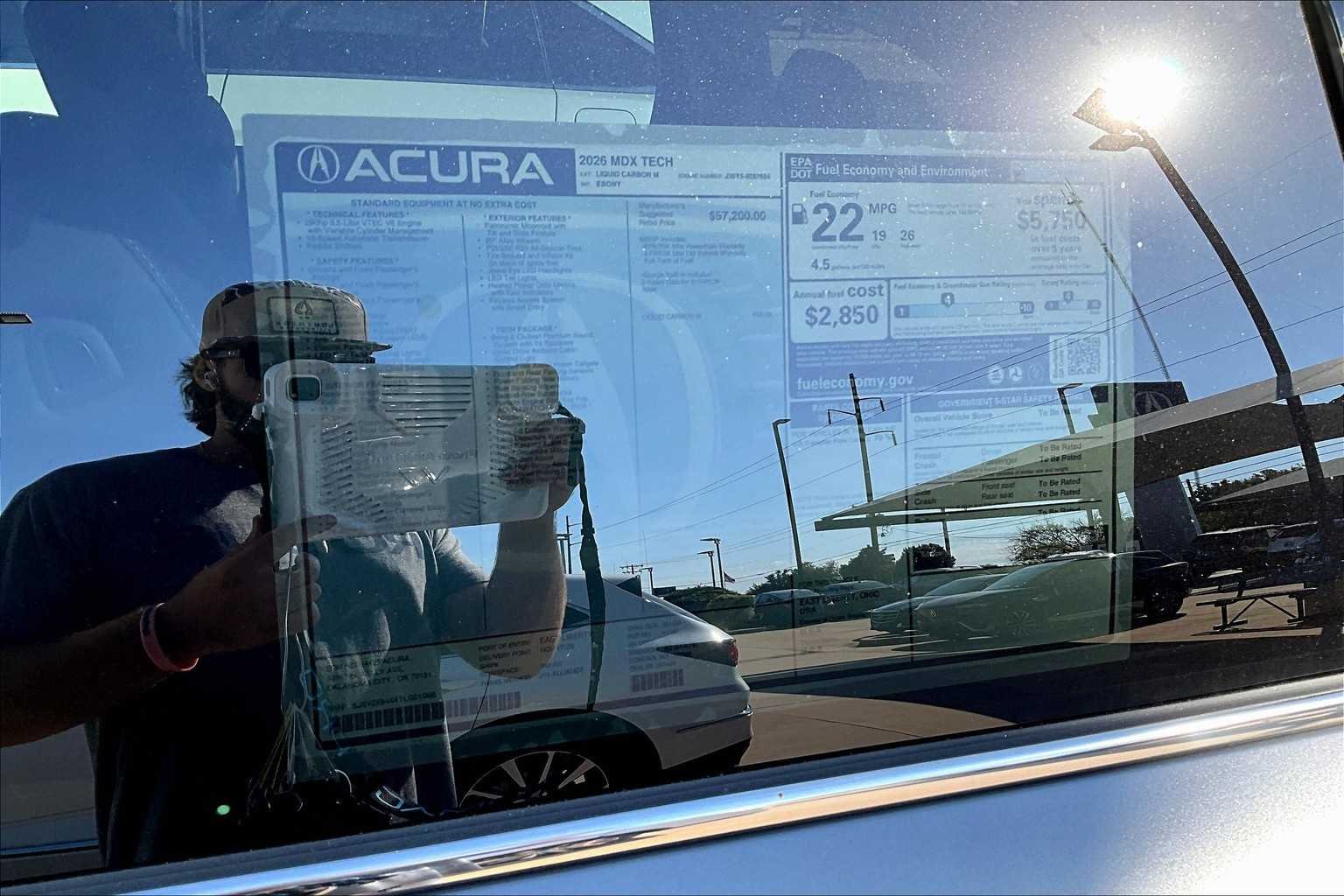 Used 2026 Liquid Carbon Metallic Acura w/Technology Package image 16