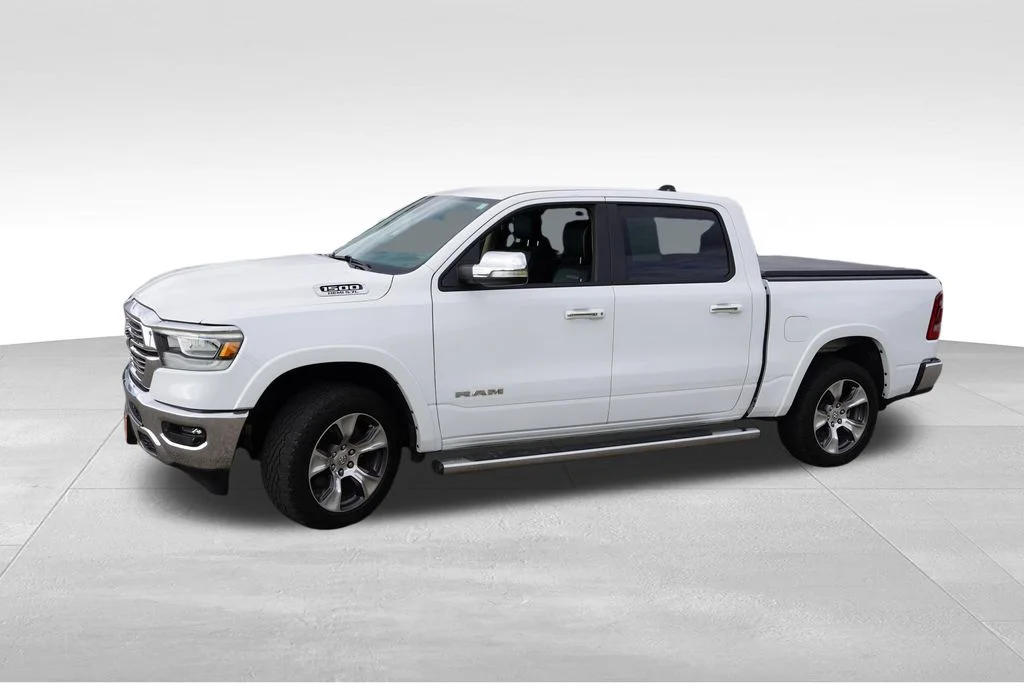 Used 2021 Bright White Clearcoat Ram Laramie image 10