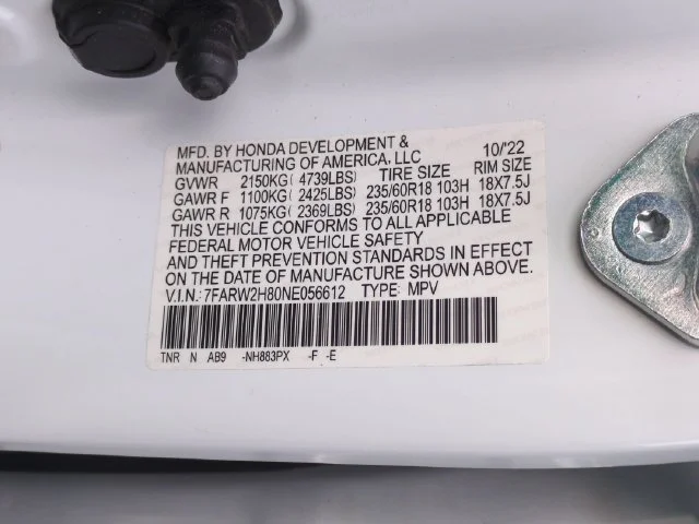 Used 2022  Honda EX-L image 36