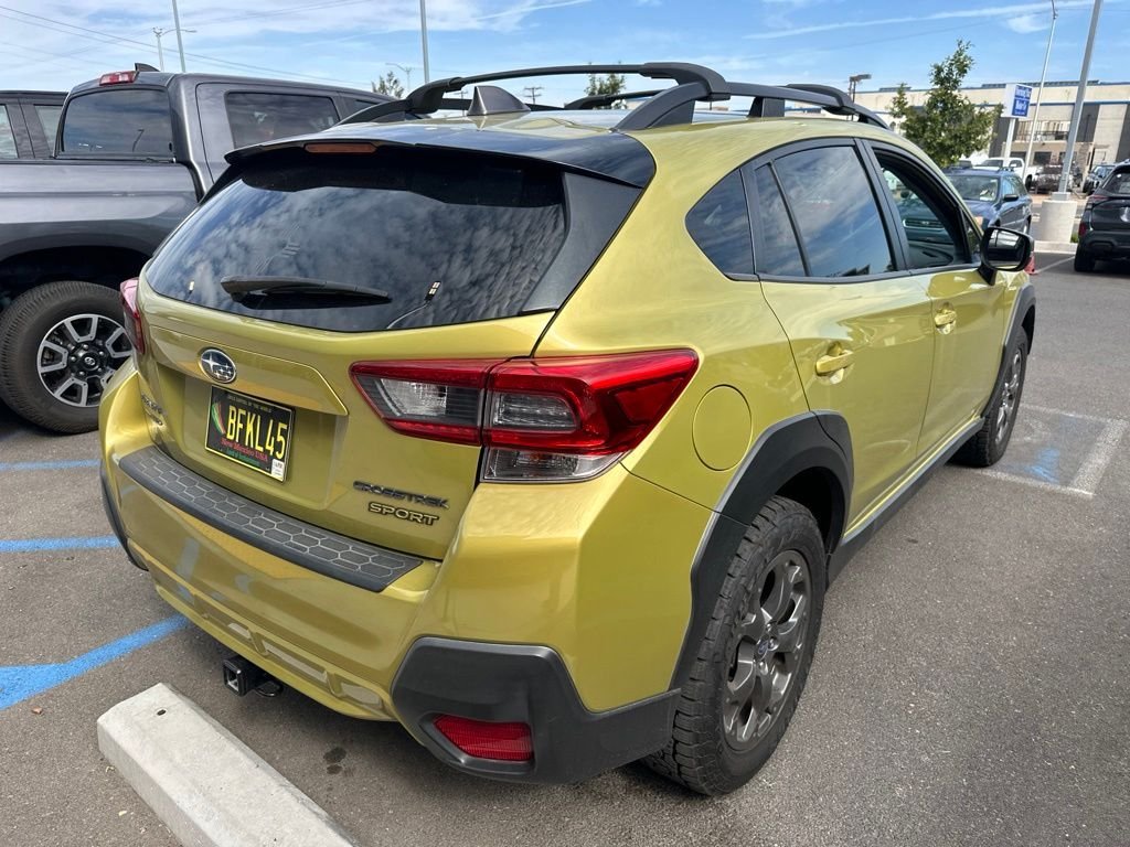 Used 2021 Yellow Subaru Sport image 8