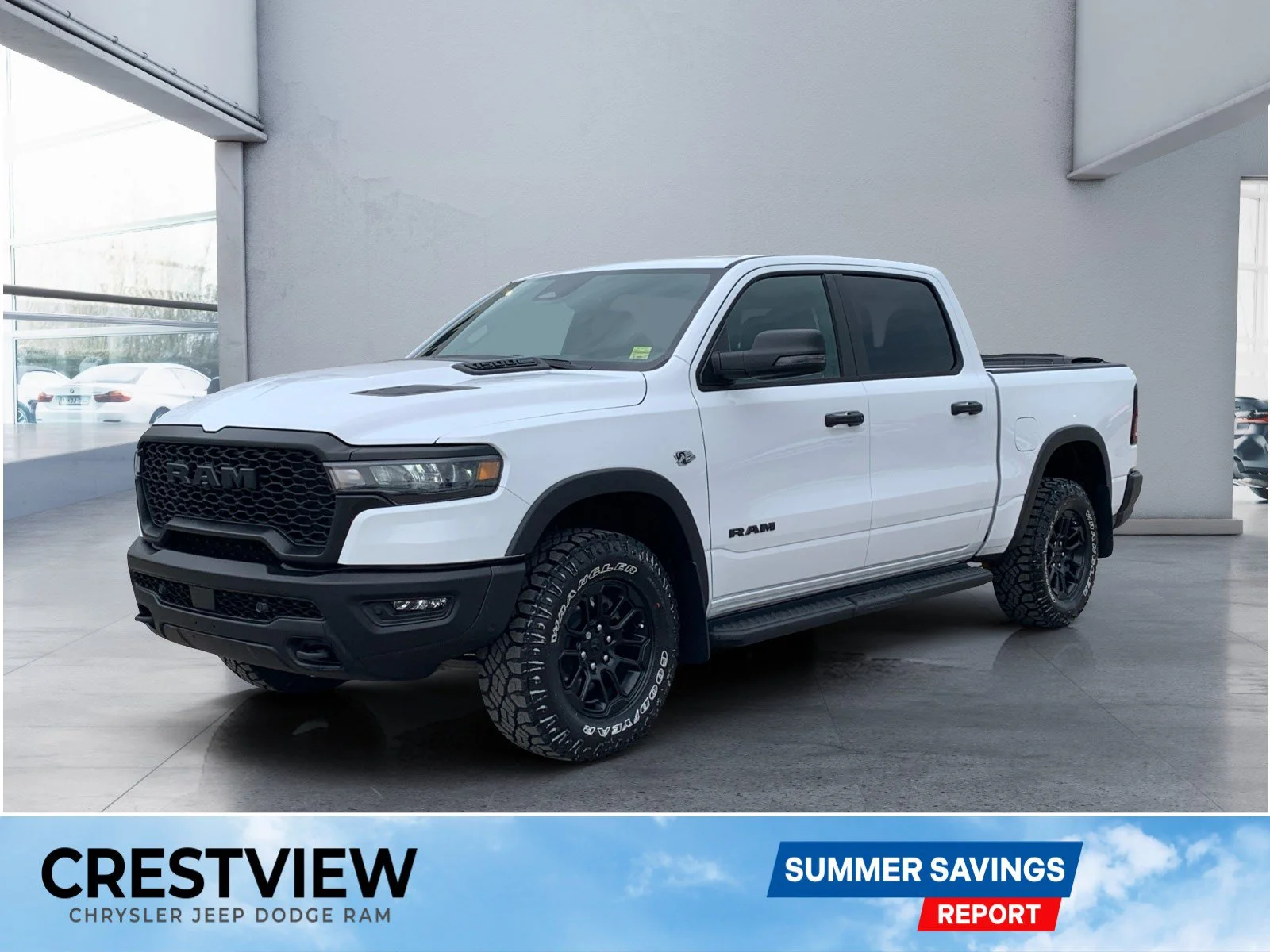 New 2026 Bright White Ram Rebel image 1