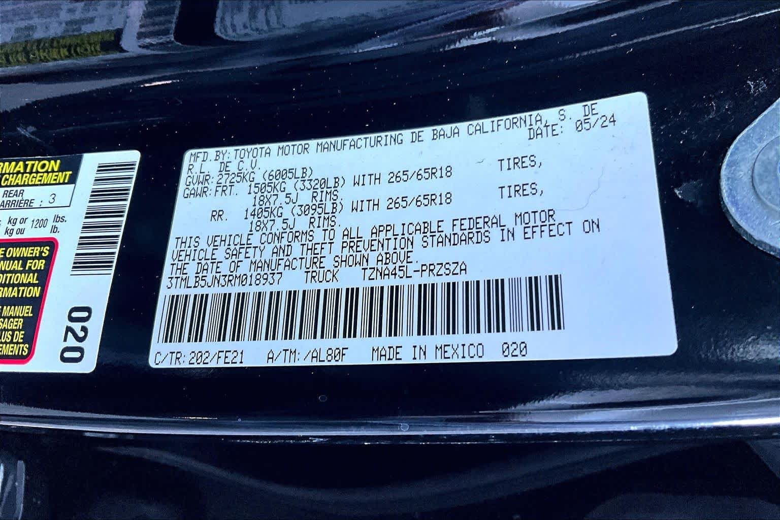 Used 2024 Black Toyota TRD Sport image 31