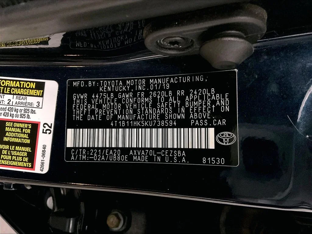 Used 2019 Blue Toyota SE image 39
