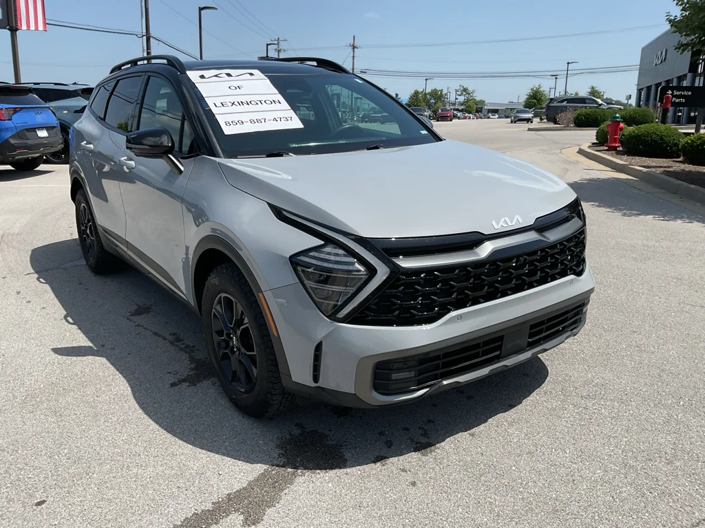 Used 2024 Wolf Gray/Ebony Black Roof Kia X-Pro Prestige image 2