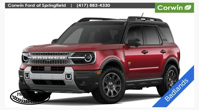 New 2026 Ruby Red Metallic Tinted Clearcoat Ford Badlands® image 1