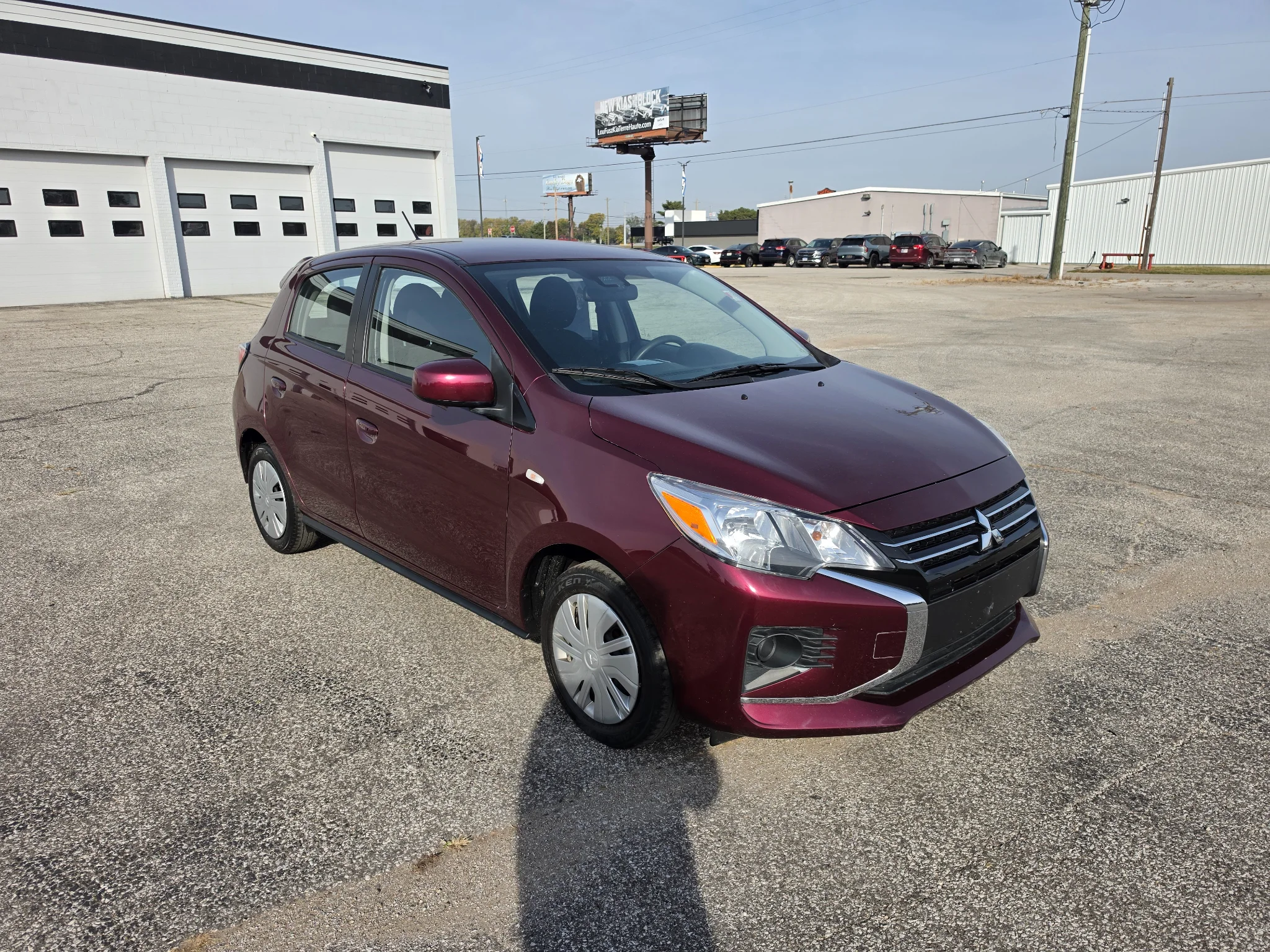 Used 2024 Wine Red Metallic Mitsubishi ES image 8