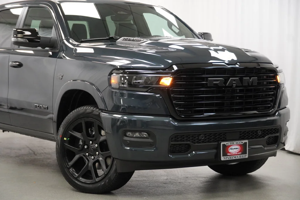 New 2027 Forged Blue Metallic Exterior Paint RAM Laramie image 6