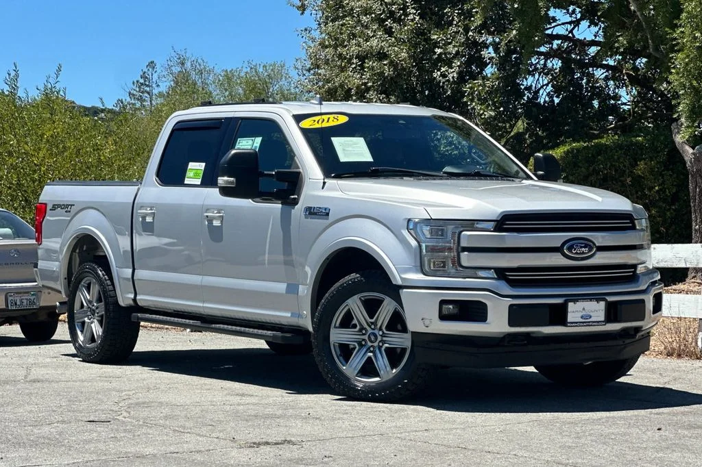 Used 2018 Ingot Silver Ford Lariat image 2