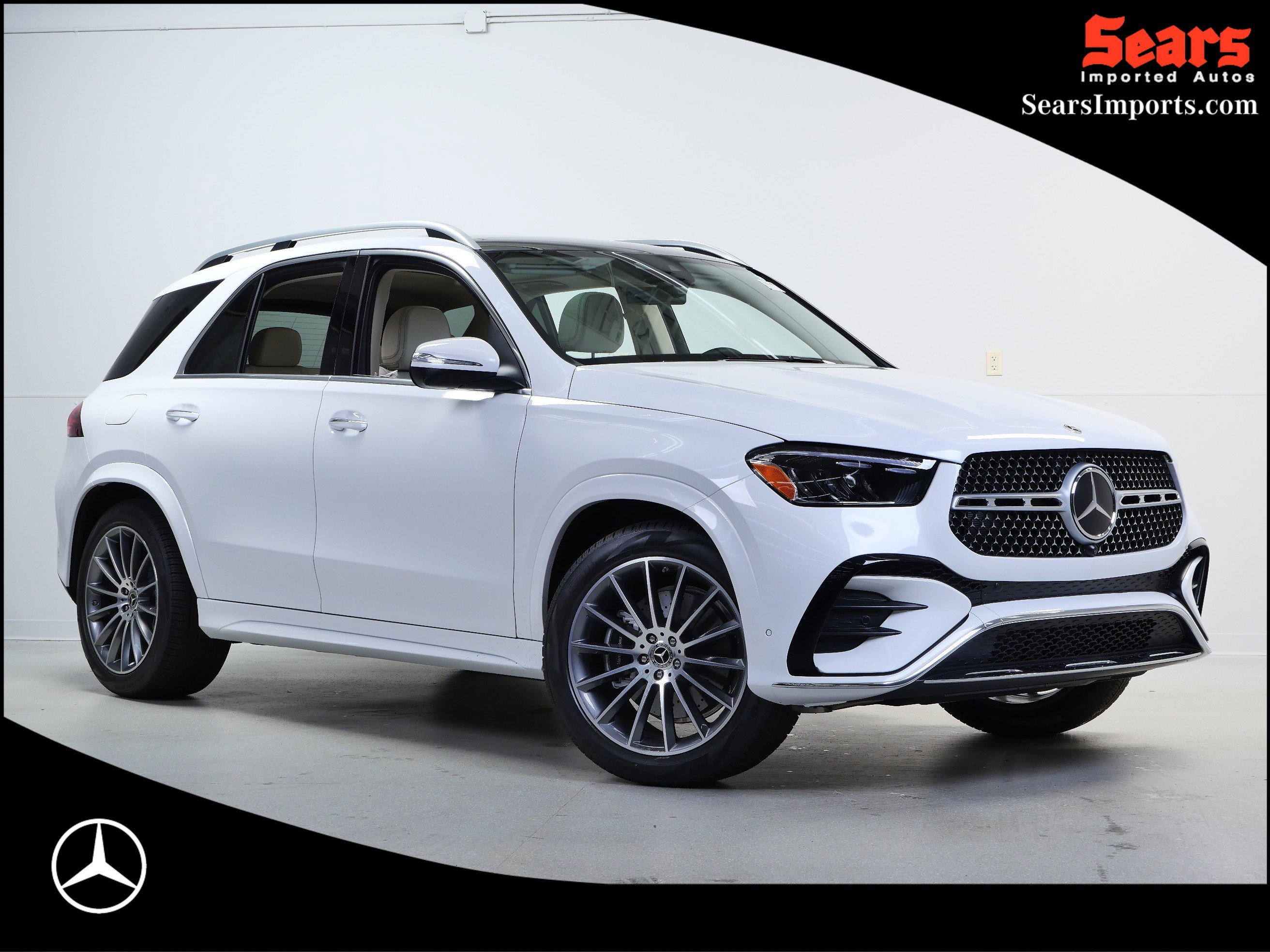 New 2026 MANUFAKTUR Moonlight White Metallic Mercedes-Benz GLE 450 image 1