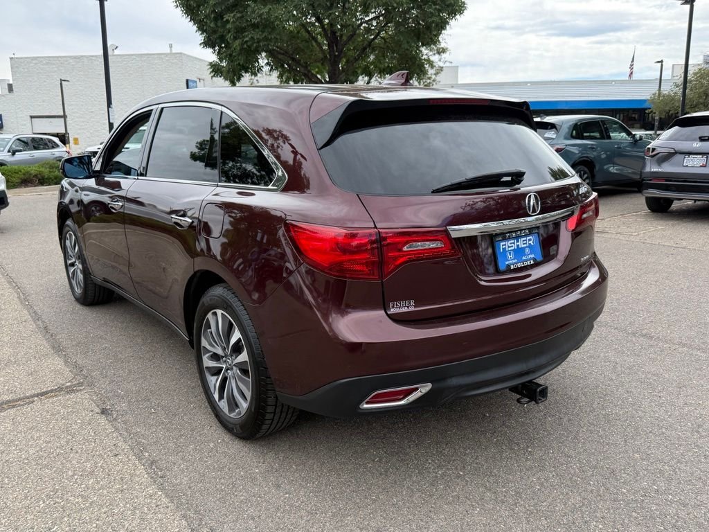 Used 2016 Dark Cherry Pearl Acura 3.5L image 6
