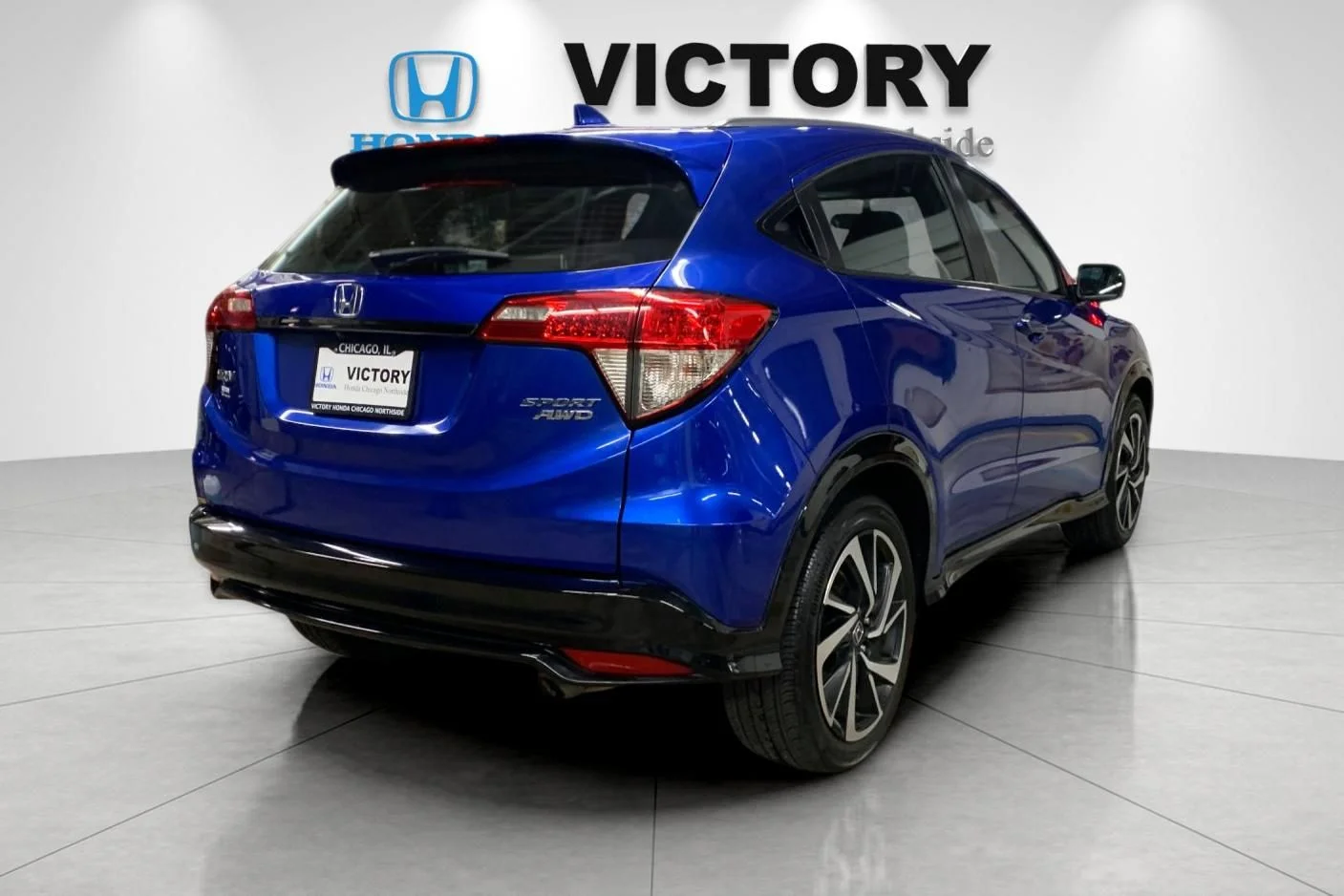 Certified Used 2020 Blue Honda Sport image 3