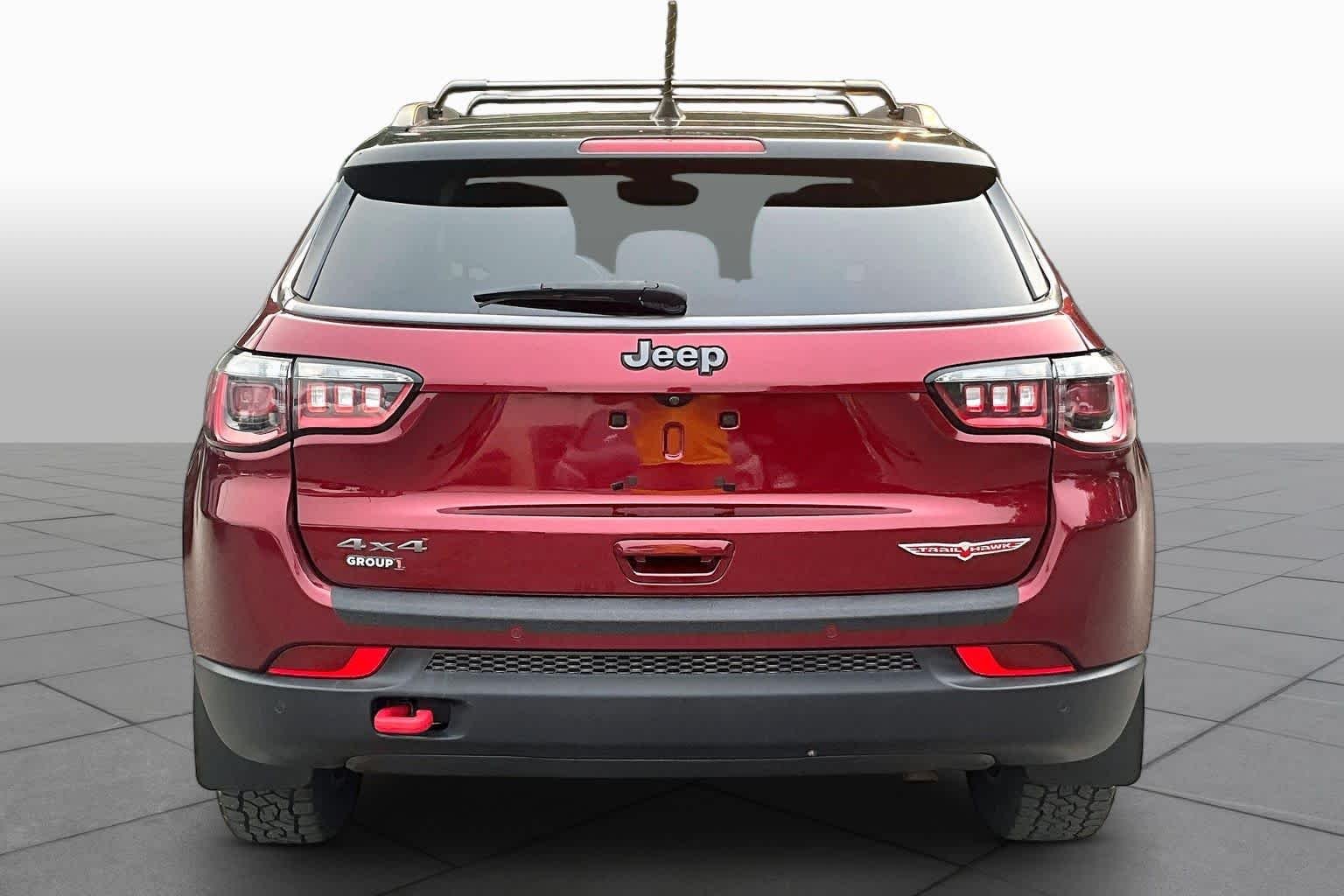 Used 2021 Velvet Red Pearlcoat Jeep Trailhawk image 5
