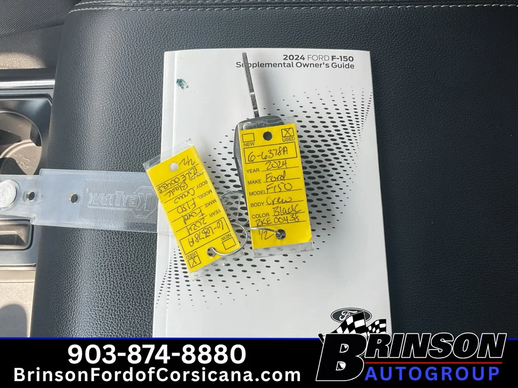Used 2024 Agate Black Metallic Ford STX image 32