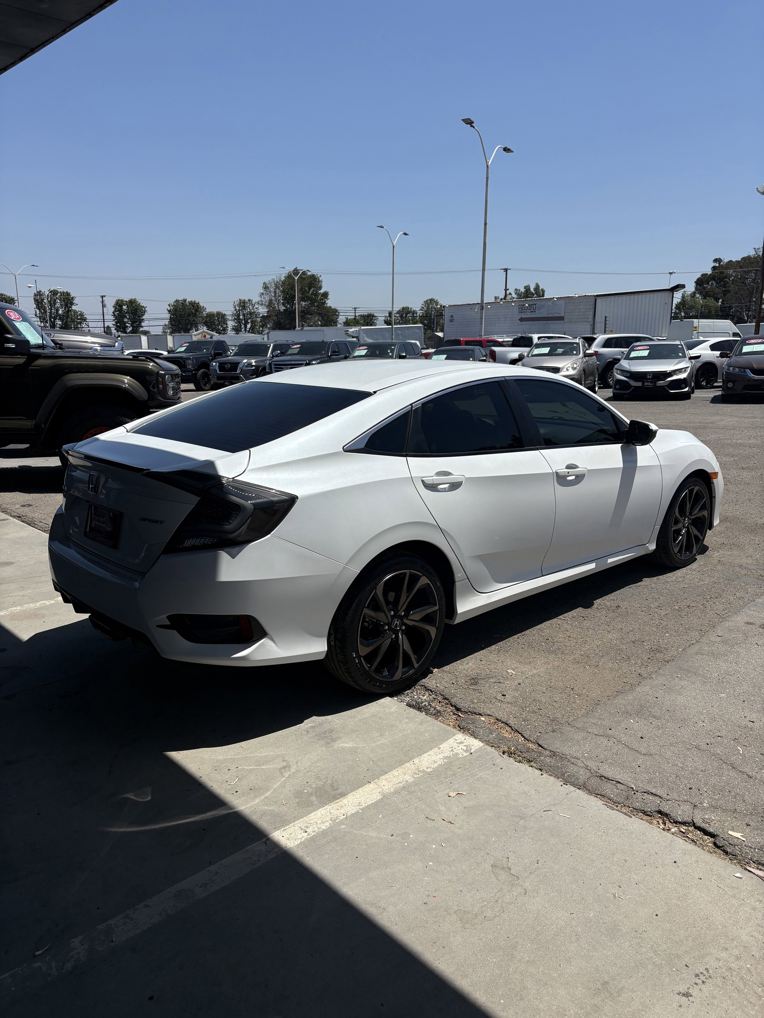 Used 2021 White Honda Sport image 4