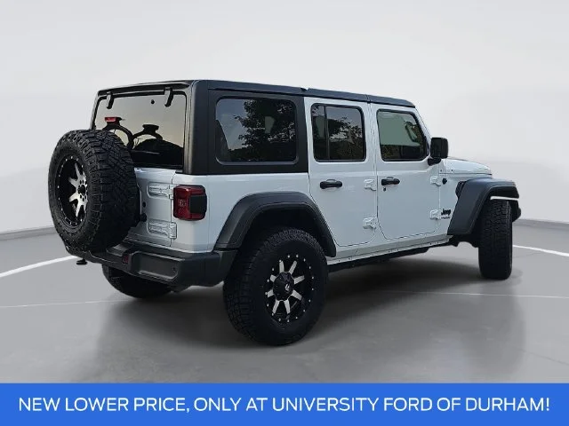 Used 2021 White Jeep Unlimited Sport Altitude image 3