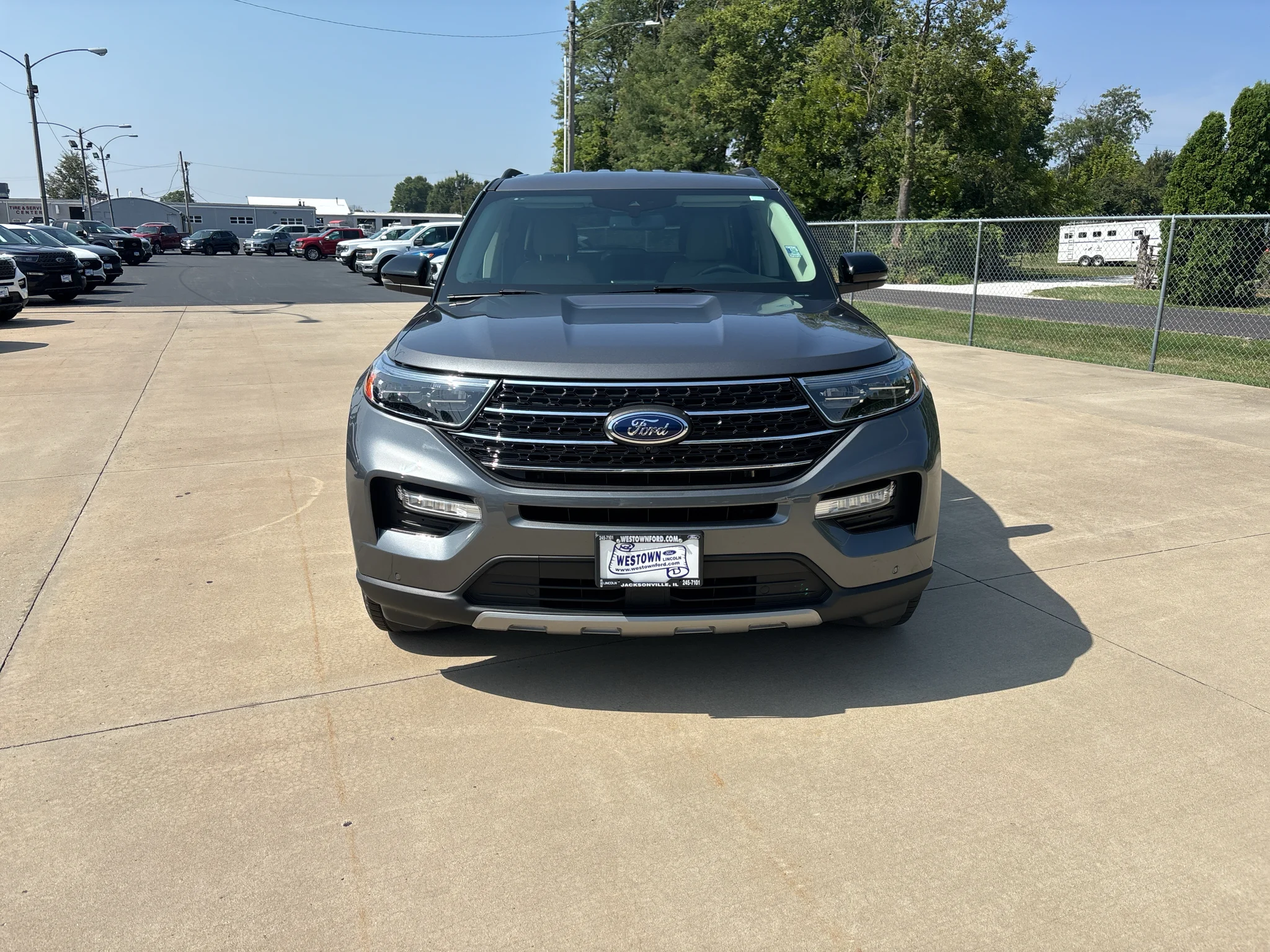 Used 2024 Carbonized Gray Metallic Ford XLT image 8