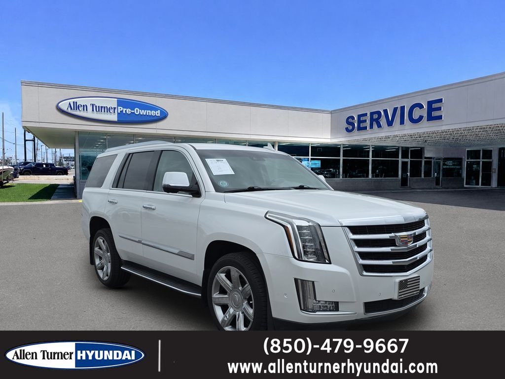 Used 2020 Crystal White Tricoat Cadillac Luxury image 1