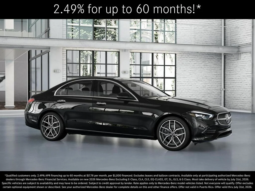 New 2026 Black Mercedes-Benz C 300 image 13