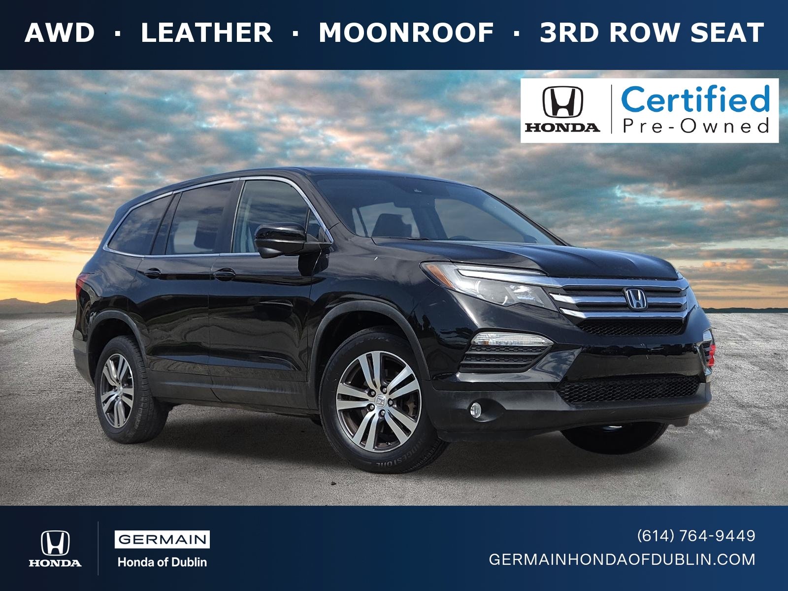 2017 Honda Pilot 4WD EX-L w/Honda Sensing's photo