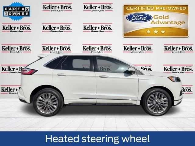 Certified Used 2024 White Ford Titanium image 8