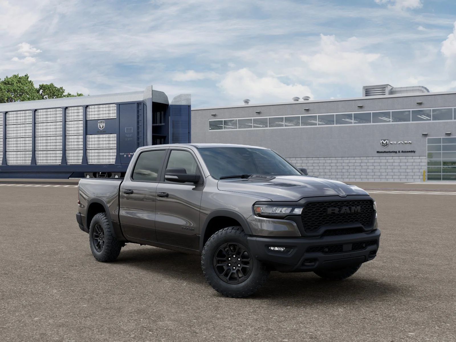New 2026 Granite Crystal Metallic Clear-Coat Exterior Paint RAM Rebel image 6