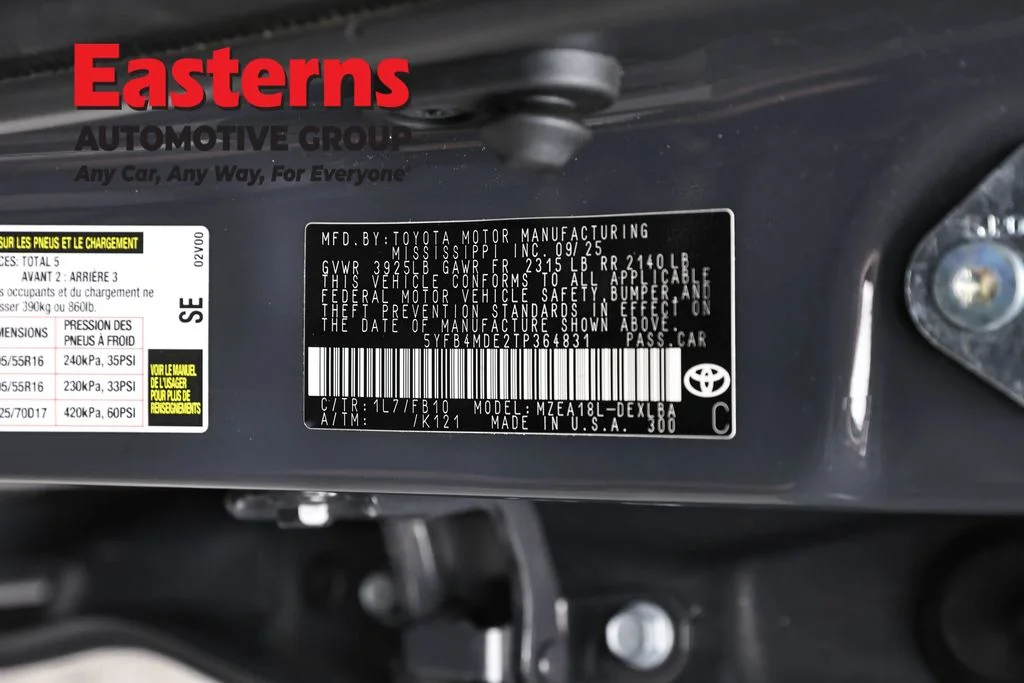 Used 2026 Black Toyota LE image 34