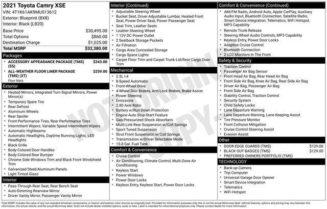 Certified Used 2021 BLUEPRINT Toyota  image 35