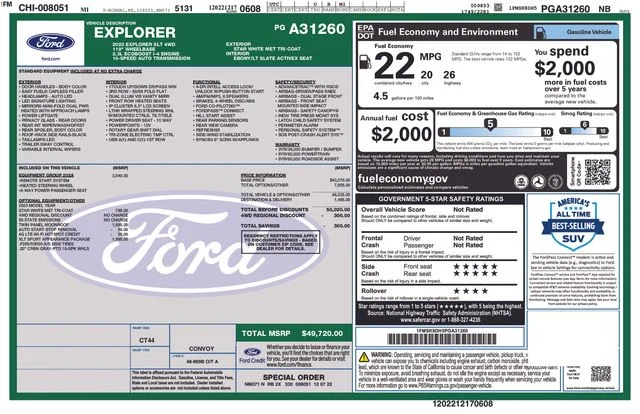 Used 2023 White Ford XLT image 13