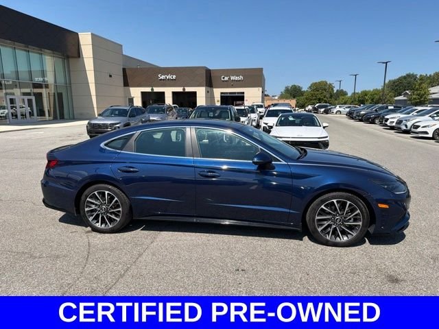 Certified Used 2021 Blue Hyundai Limited image 28