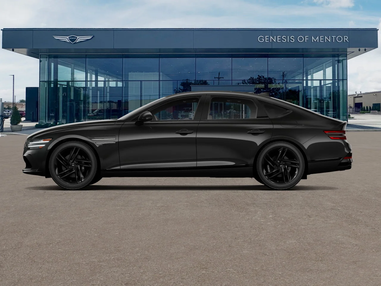 New 2026 Vik Black Metallic Genesis 3.5T Prestige Black AWD image 3