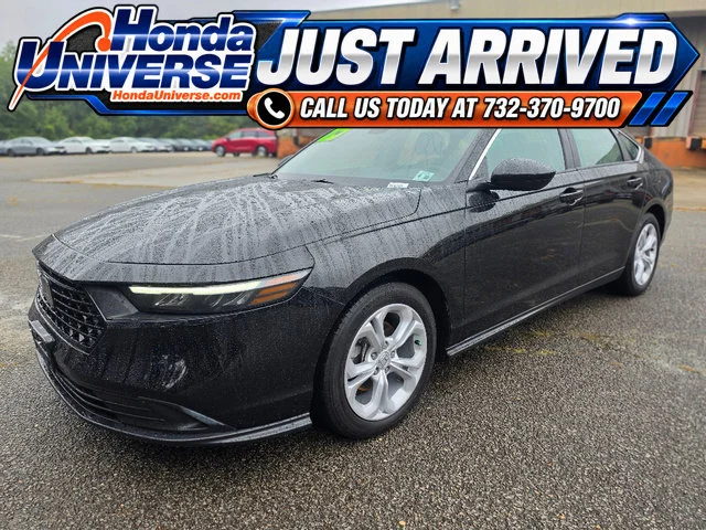 Used 2025 Crystal Black Pearl Honda LX image 1