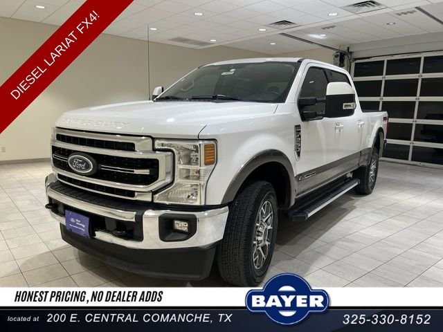 Used 2021 White Ford Lariat image 1
