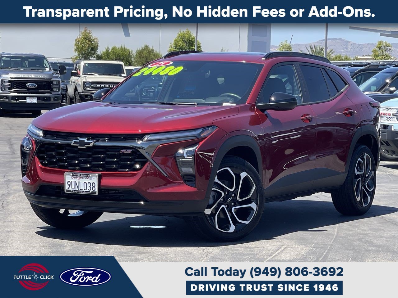 Used 2025 Crimson Metallic Chevrolet 2RS image 1
