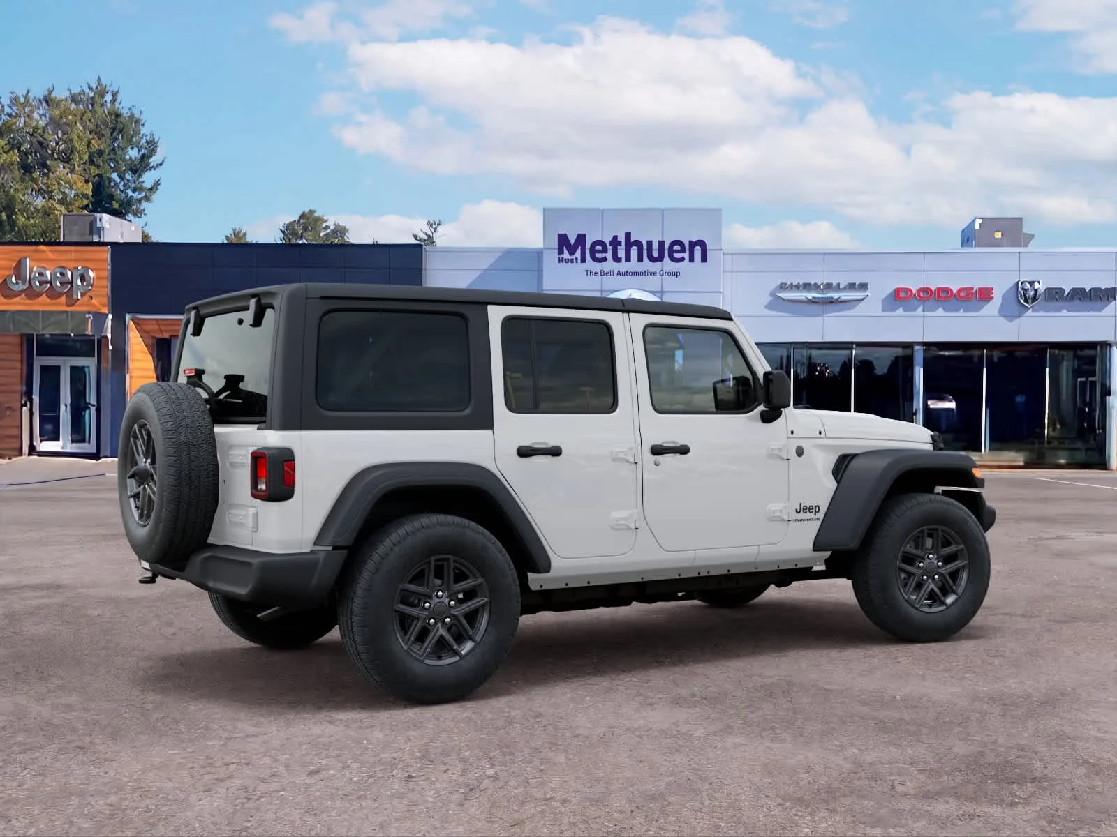 New 2026 Bright White Clearcoat Jeep Sport S image 4