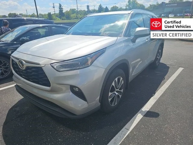 Certified Used 2021 Celestial Silver Metallic Toyota XLE image 1