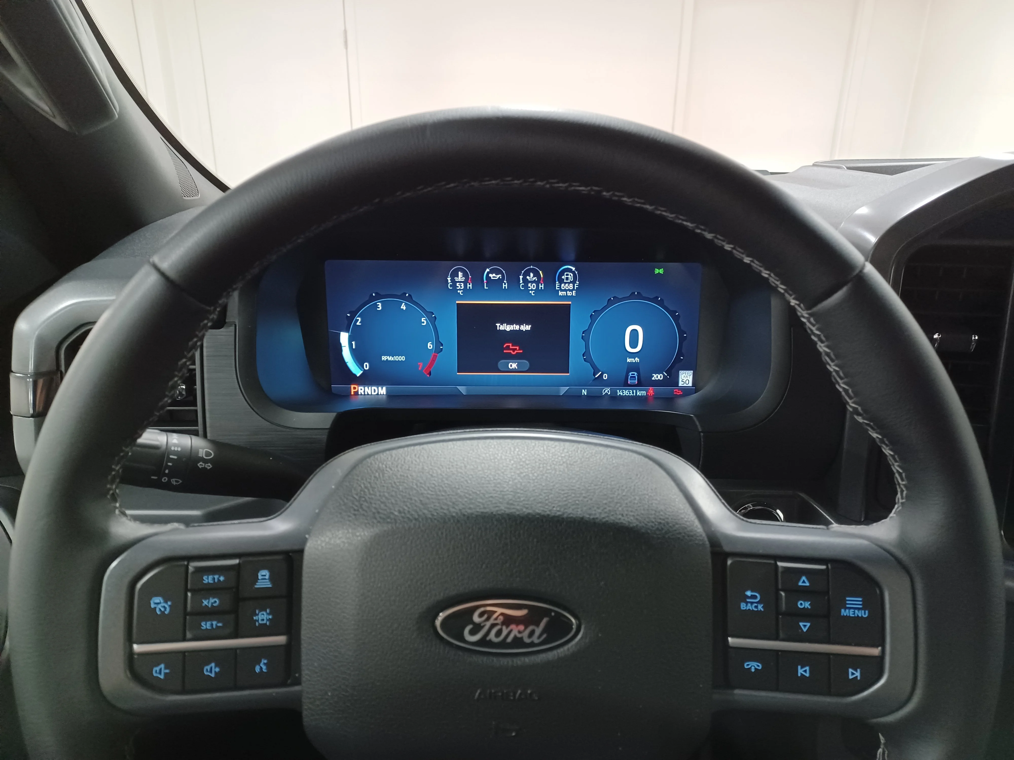 Used 2025 Antimatter Blue Metallic Ford XLT 4WD*Adaptive Cruise | Remote Start | Nav | 360 Cam | Htd Seats | Black Appearance Pkg | Tow Pkg image 13