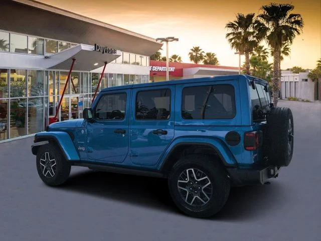 Used 2024 Blue Jeep Sahara image 5