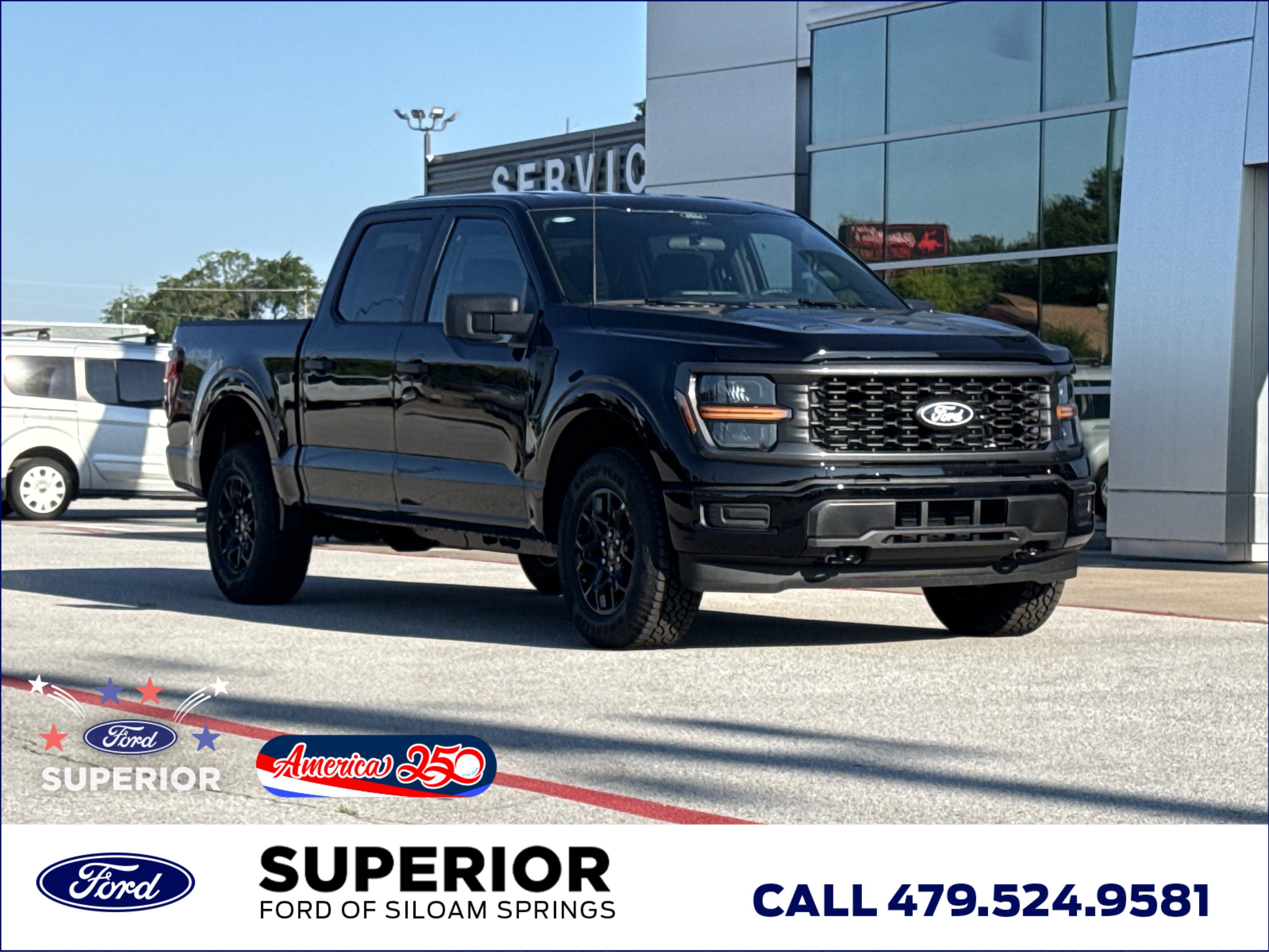 New 2026 Agate Black Metallic Ford STX 4WD image 1