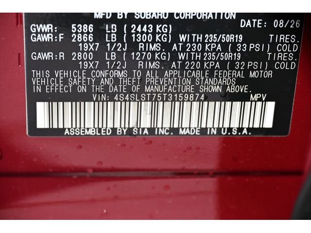 New 2026 Crimson Red Pearl Subaru Touring Hybrid image 61
