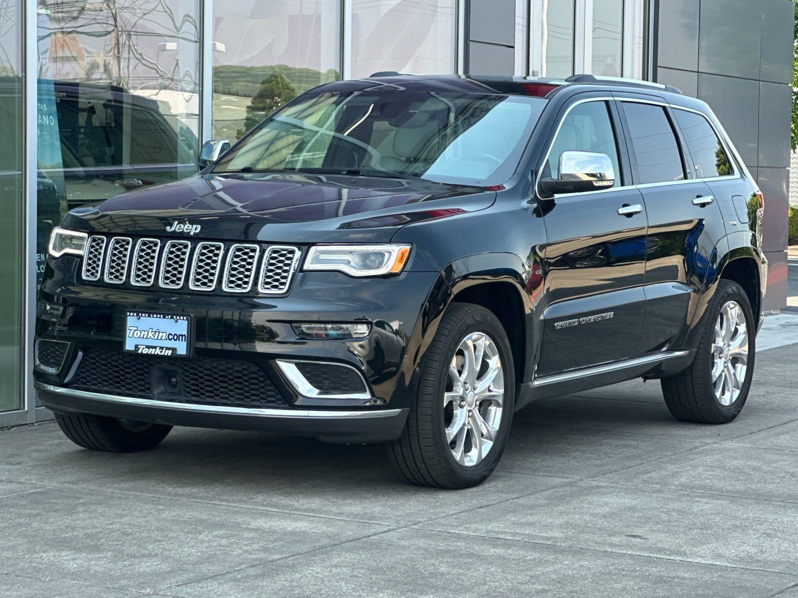 Used 2021 Diamond Black Crystal Pearlcoat Jeep Summit image 7