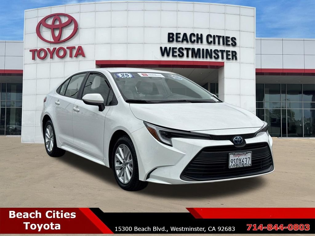 Certified Used 2025 White Toyota LE image 2