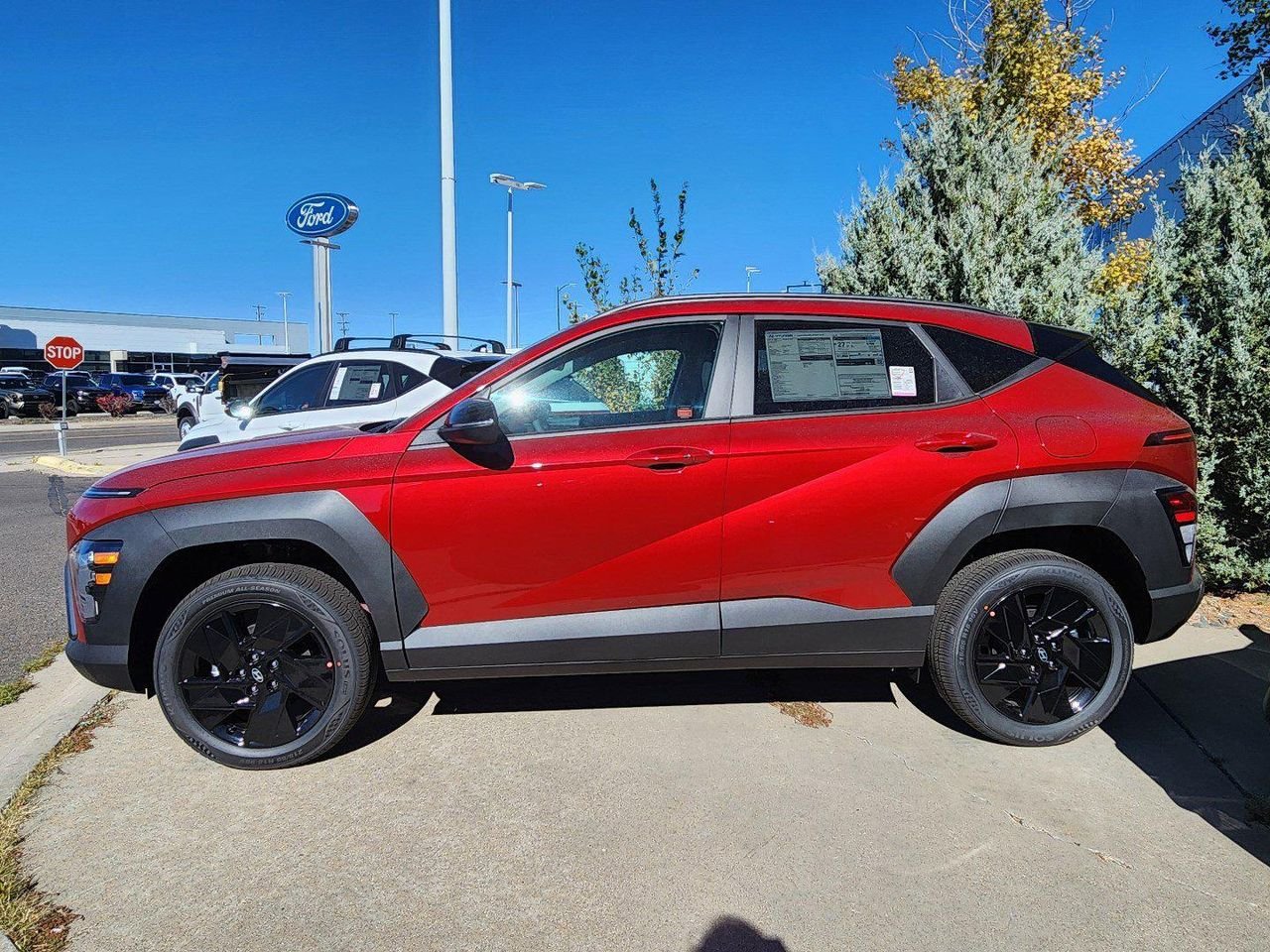 New 2026 Ultimate Red Metallic Hyundai SEL Sport AWD image 2