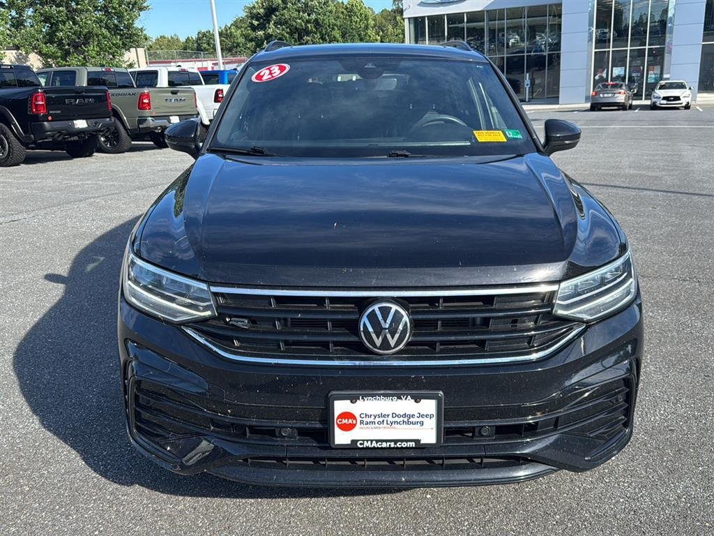 Used 2023 Deep Black Pearl Volkswagen SE R-Line Black image 2