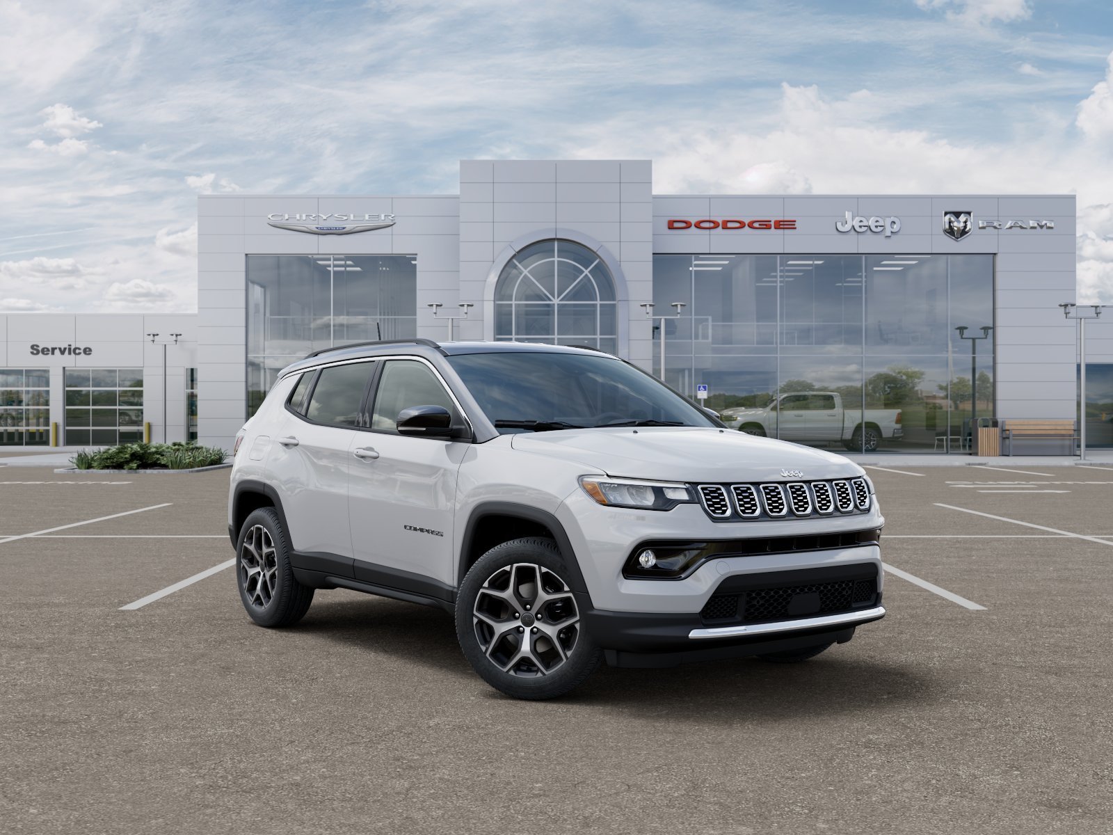 New 2026 Bright White Clear-Coat Exterior Paint Jeep Limited image 32