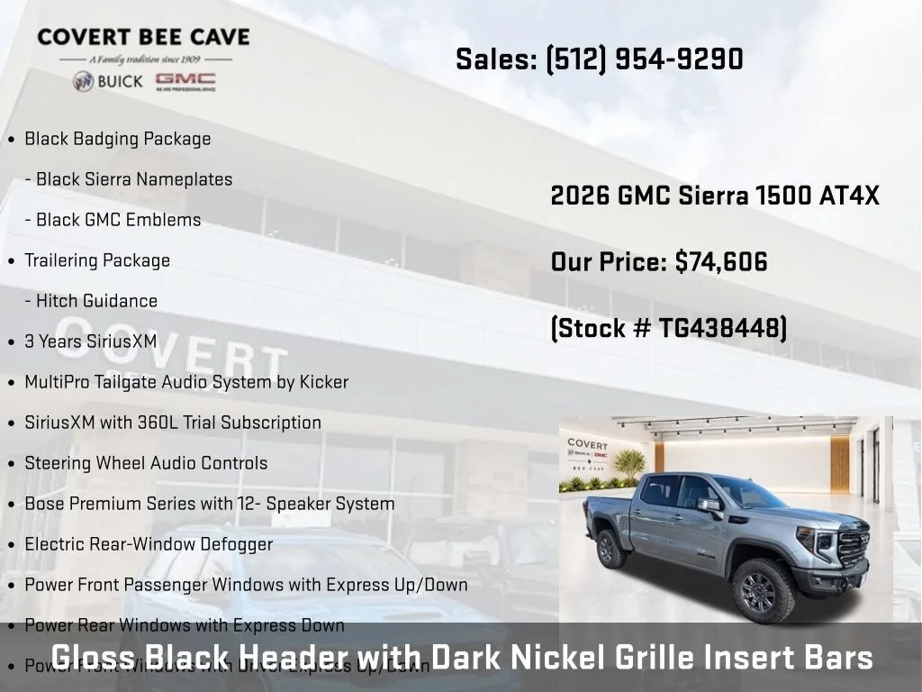 New 2026 GMC Sierra 1500 AT4X, photo 38